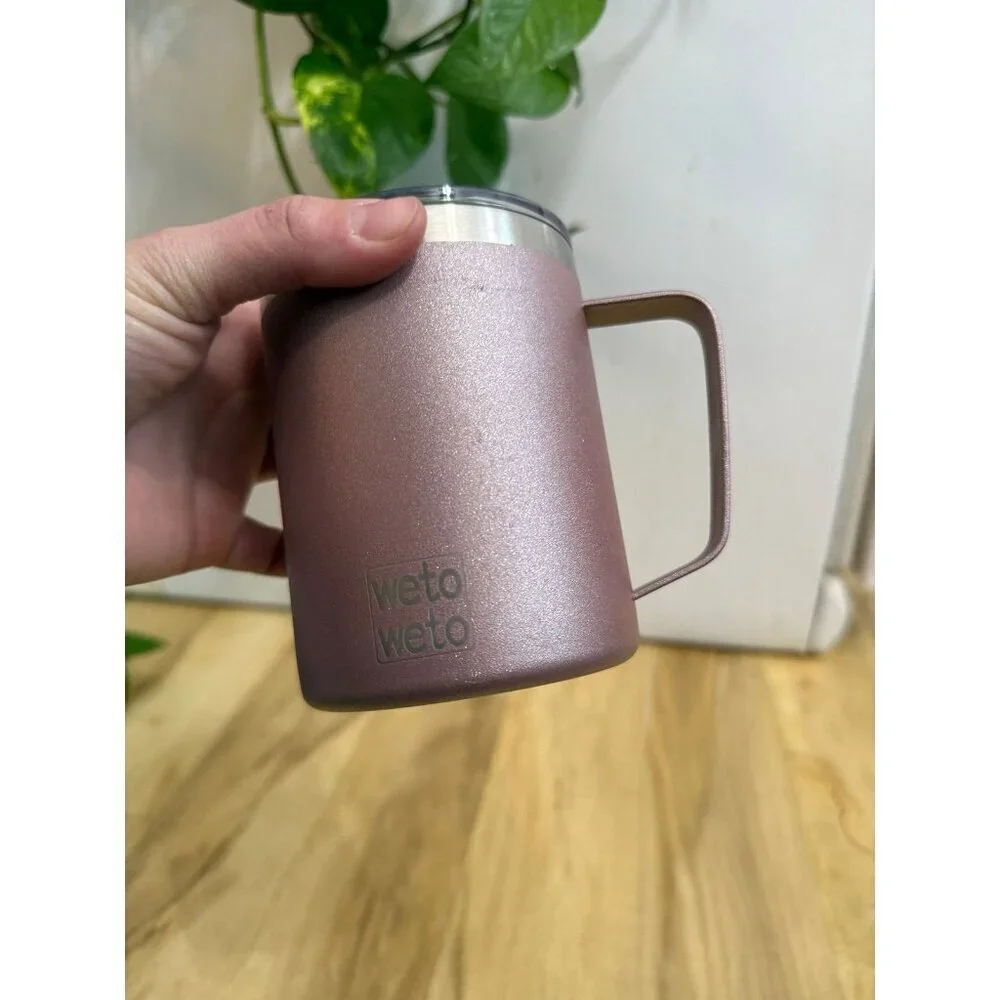 Weto Weto Insulated Stainless Steel Mug w/ Lid & Handle